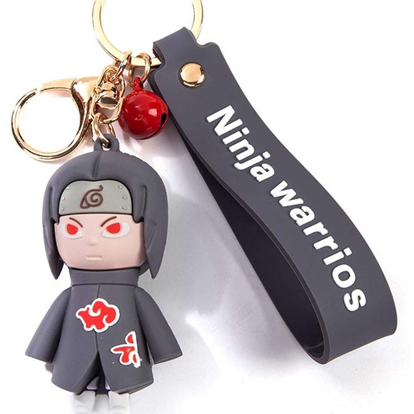 Naruto anime Figure Keychain, (Gray-Itachi Uchiha) - Picture 2 of 6